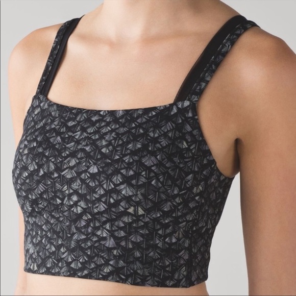lululemon athletica Other - Lululemon Featherlight Bra iridescent Multi black